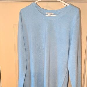 Ladies New York and Company light blue sweater XL